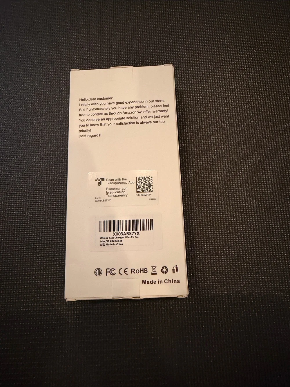 Feel2Nice USB-C Charger Twin Pack with Cables